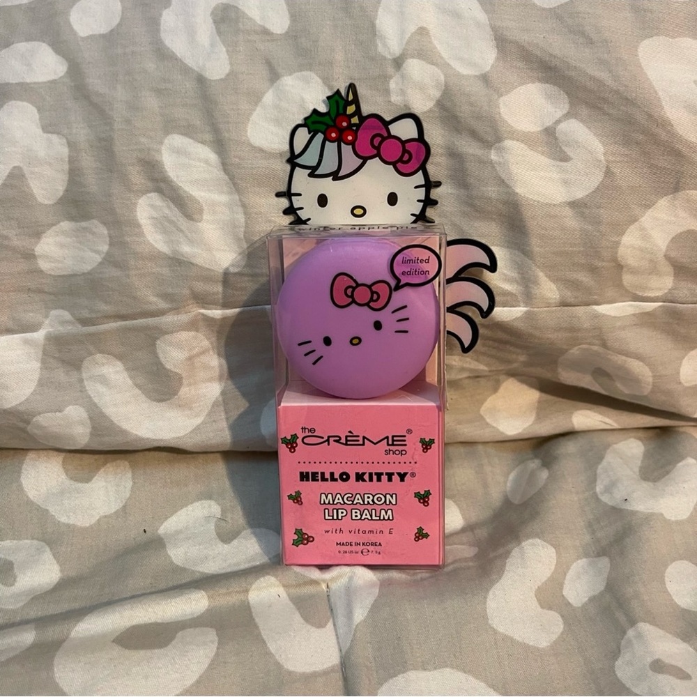 Hello Kitty Macaroon Lip Balm By The Crème Shop